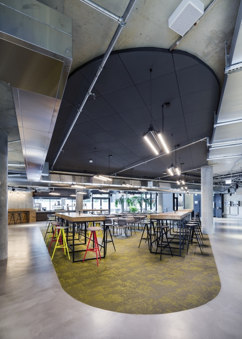 zalando Headquarter  Foodcourt Construction